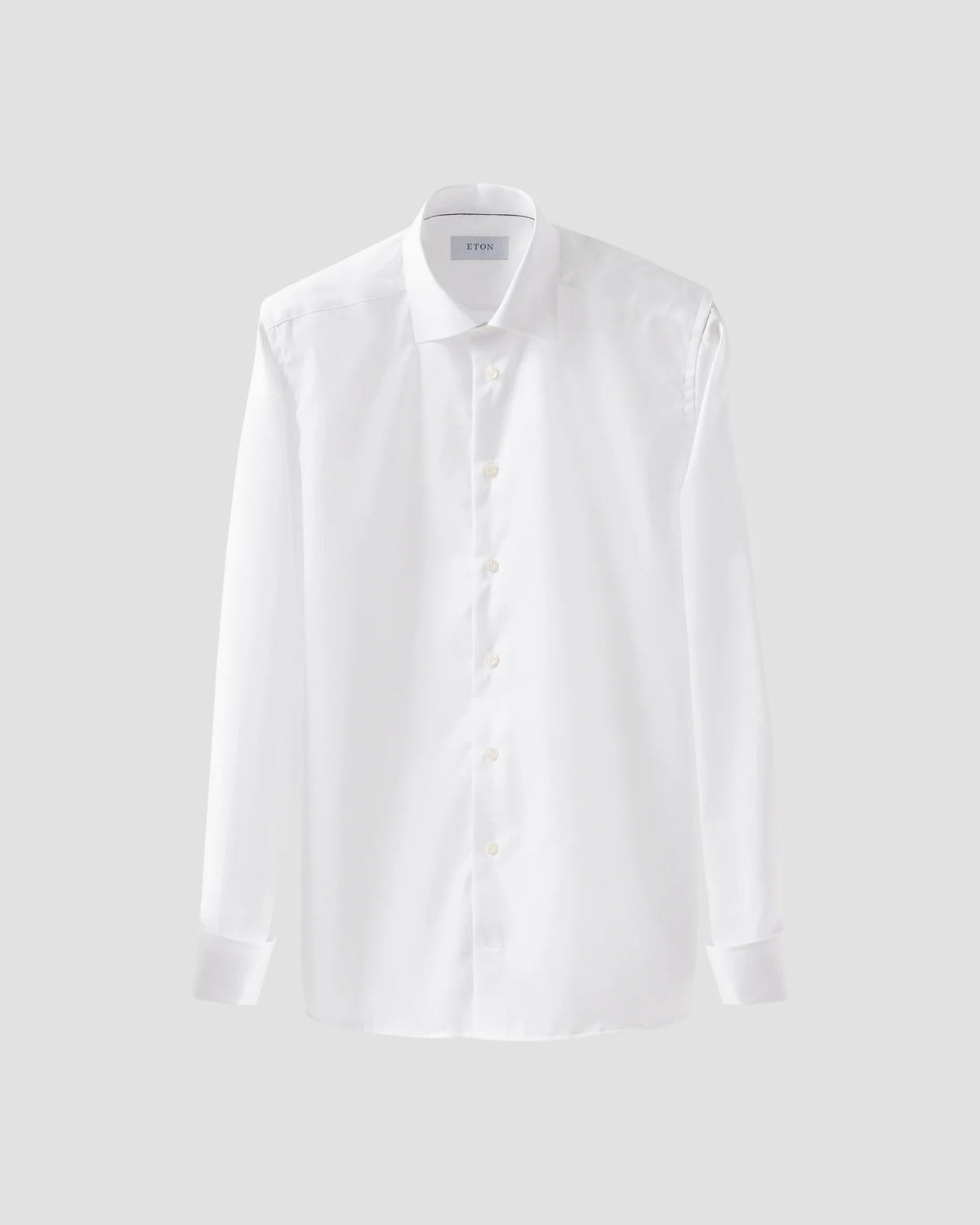 ETON Signature Twill Double Cuff Shirt WHITE - Henry Bucks