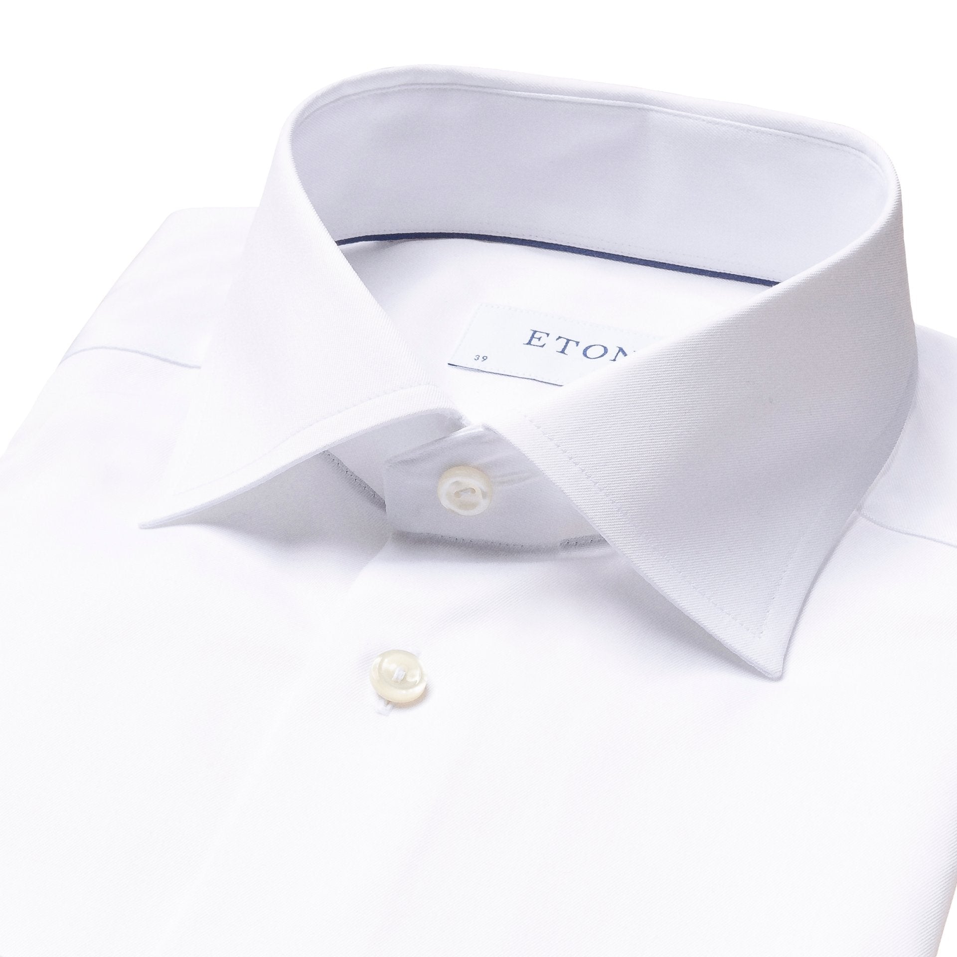 ETON Signature Twill Shirt WHITE - Henry BucksShirts0101467 - WHTE - SC - TAIL - 38