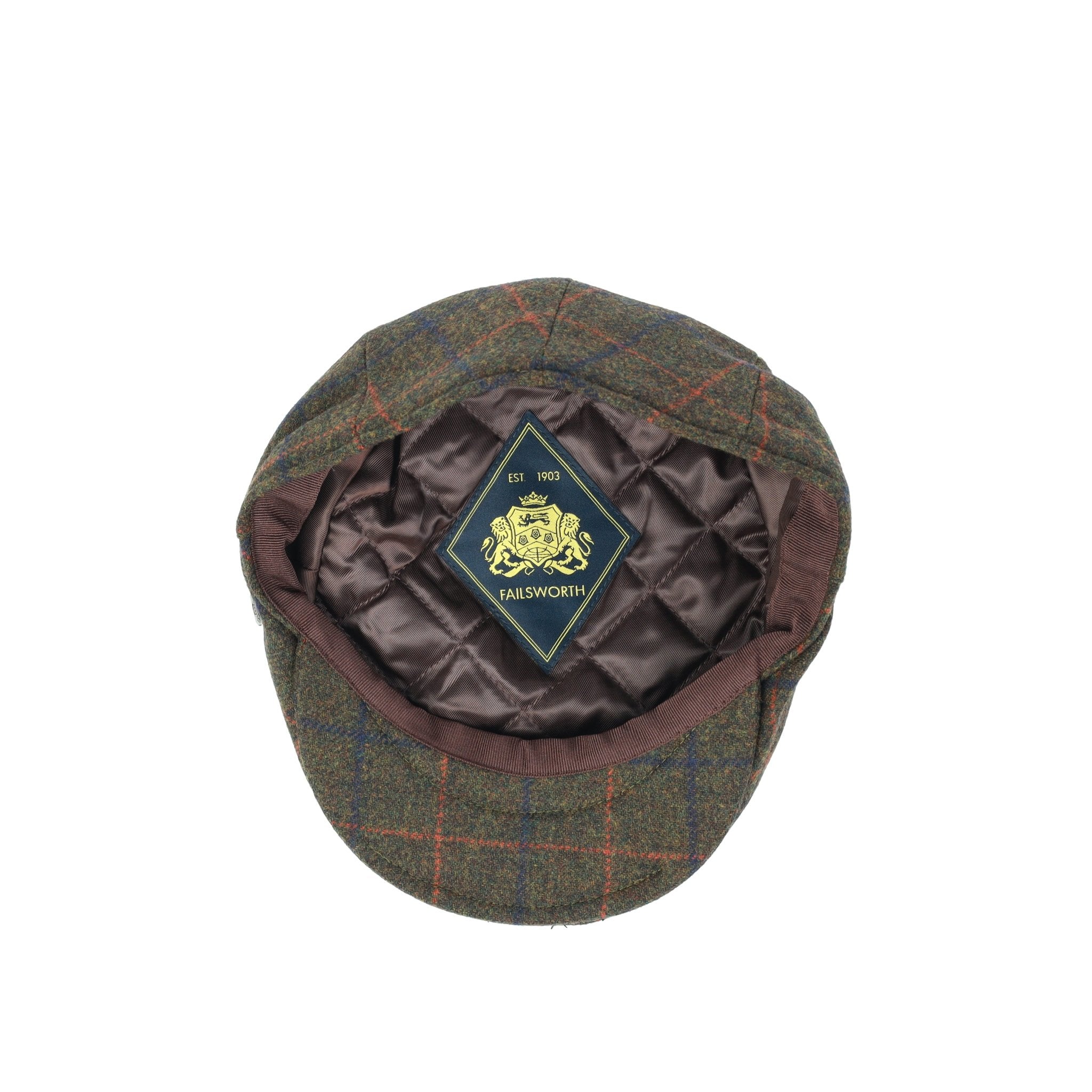 FAILSWORTH Cambridge Cheesecutter Cap BROWN - Henry Bucks