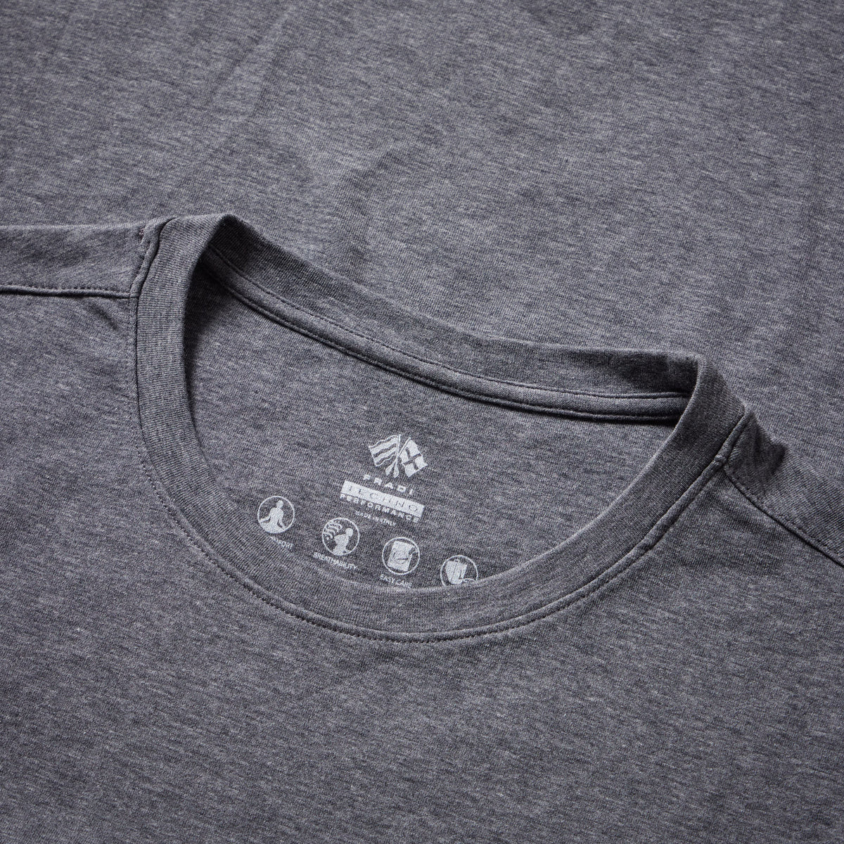 FRADI Short Sleeve T - Shirt GREY MELANGE - Henry BucksT - Shirts38AW240025 - GRMEL - M