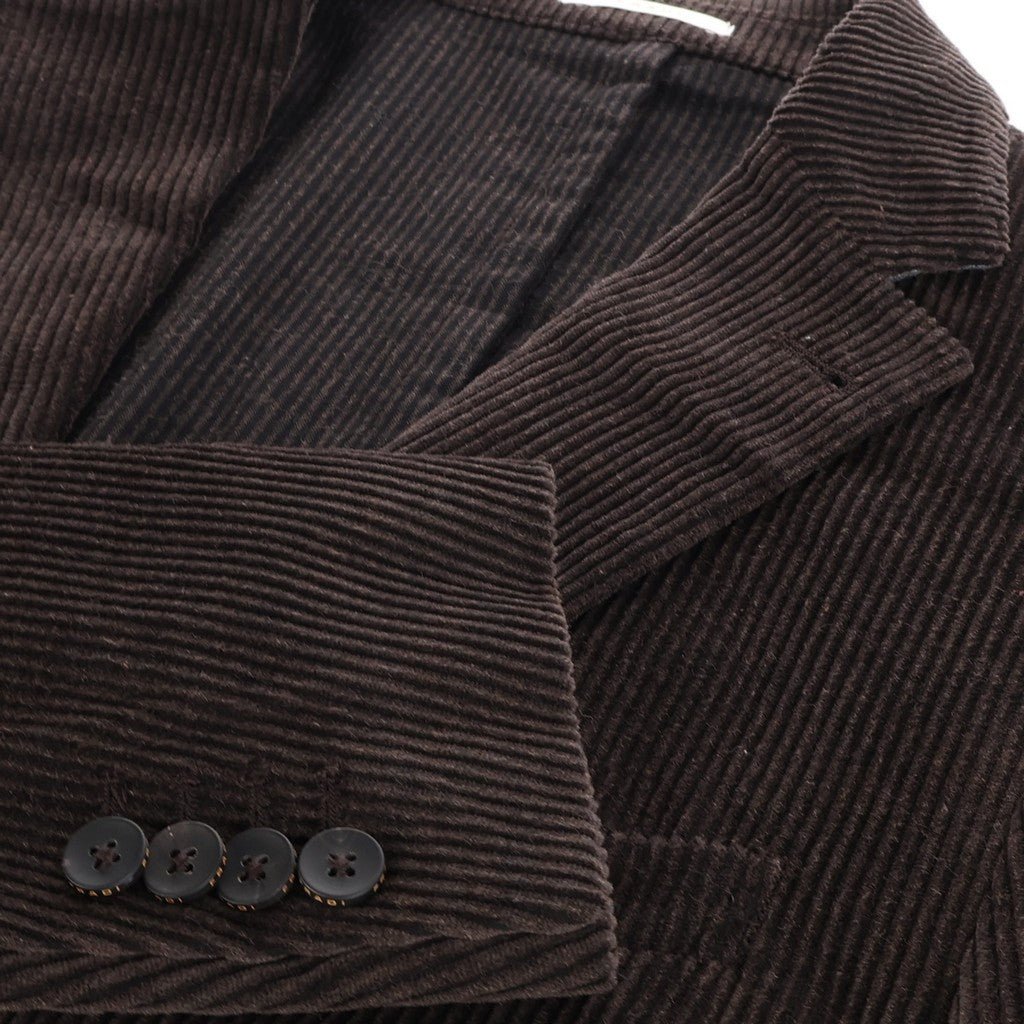 FRADI Soft Corduroy Stretch Blended Cotton Blazer BROWN - Henry Bucks