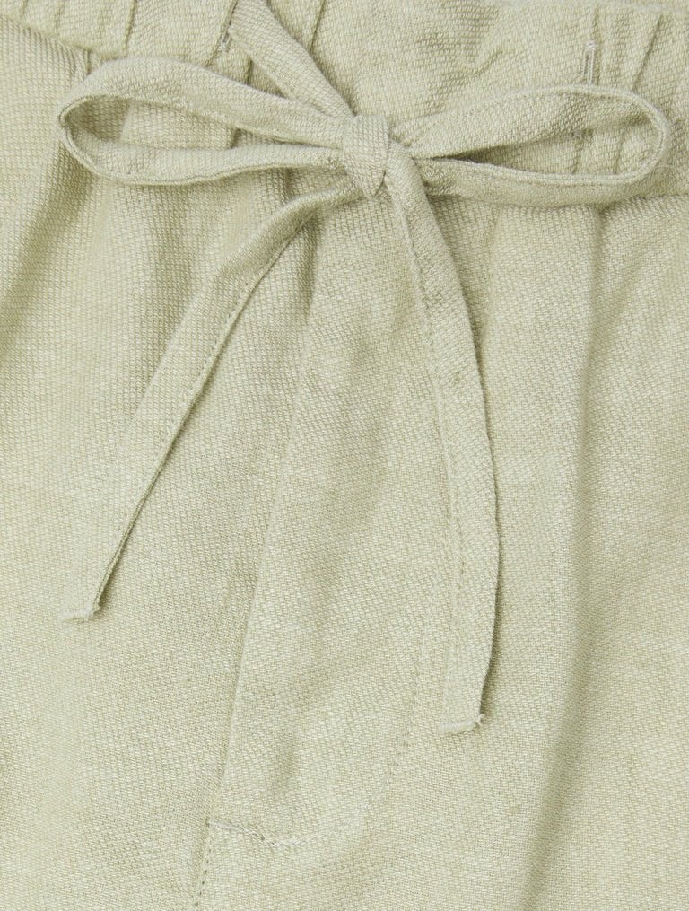 FRESCOBOL CARIOCA Felipe Linen Blend Shorts PALM GREEN - Henry Bucks