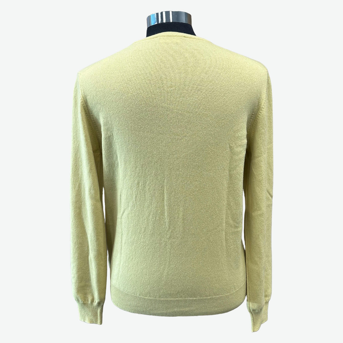 GRAN SASSO Cashmere V Neck Knit YELLOW - Henry Bucks