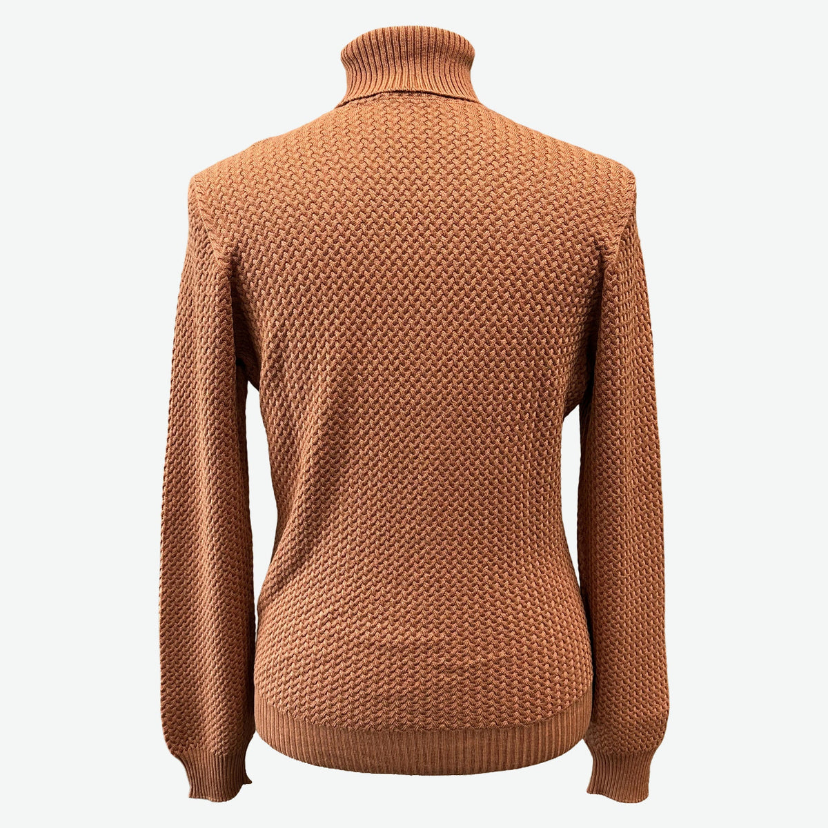 GRAN SASSO Merino Turtleneck Knit RUST - Henry Bucks
