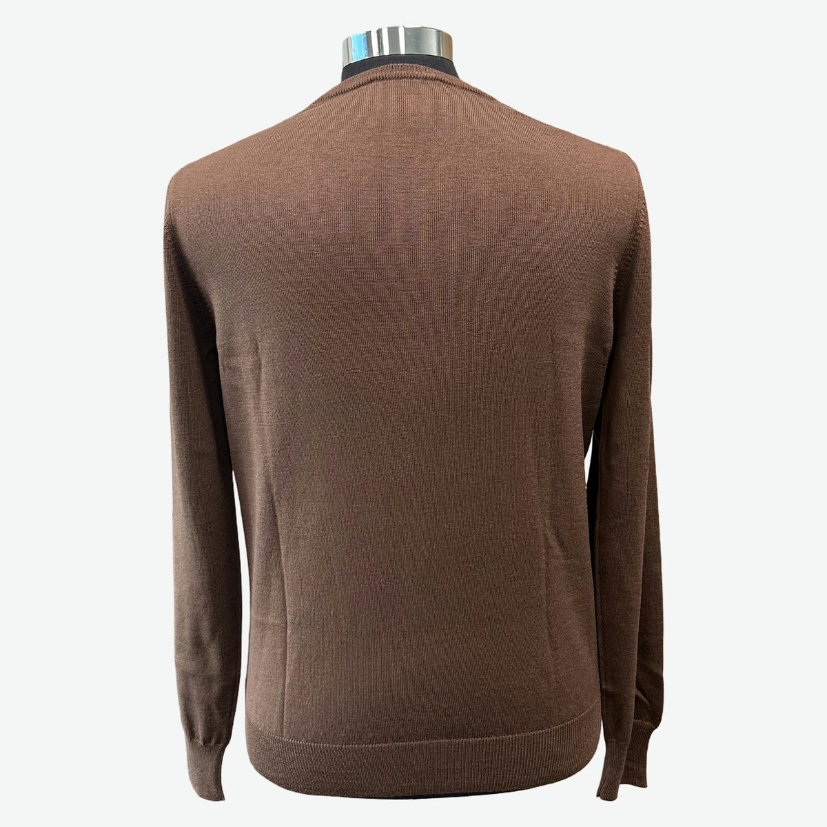 GRAN SASSO Merino Zip Cardigan Knit RUST - Henry Bucks