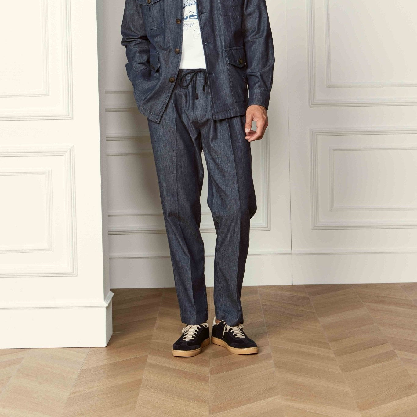 GRAN SASSO Sneaker NAVY - Henry Bucks