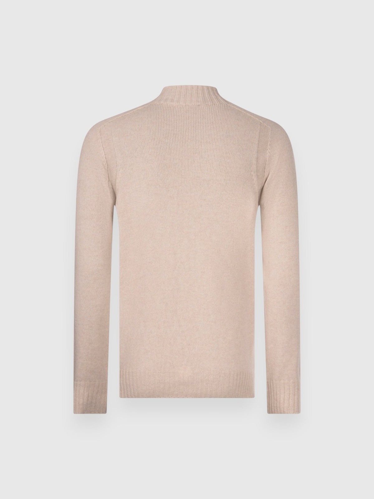 GRAN SASSO Super Geelong Merino Mock Neck Knit OFF WHITE - Henry Bucks