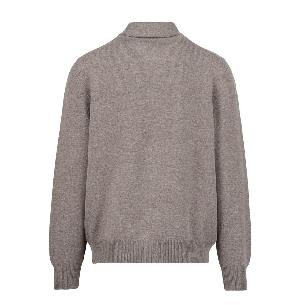 GRAN SASSO Wool Casual Shirt GREY - Henry Bucks