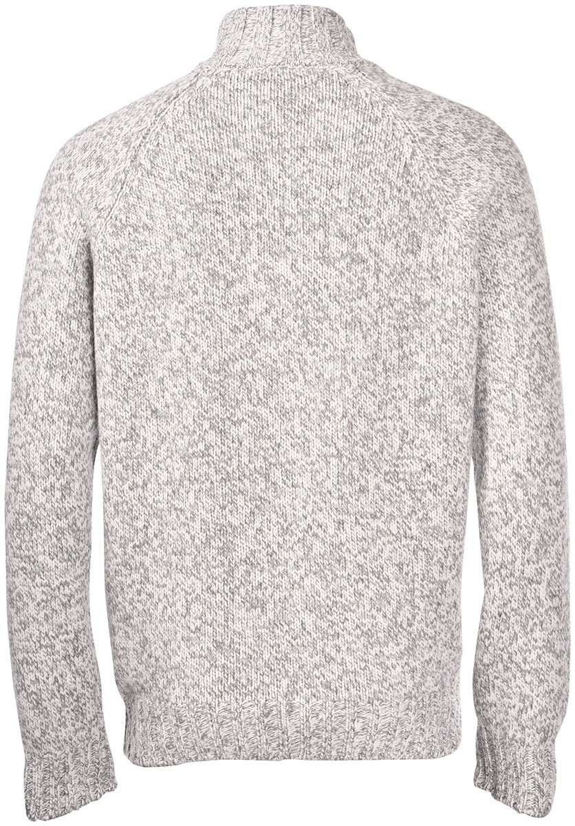 GRAN SASSO Wool Lupo Knit GREY - Henry Bucks