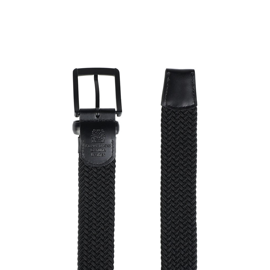 HENRY BUCKS Braided Belt BLACK - Henry Bucks