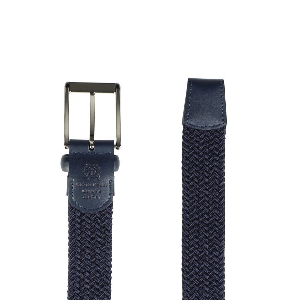 HENRY BUCKS Braided Belt DARK NAVY - Henry Bucks