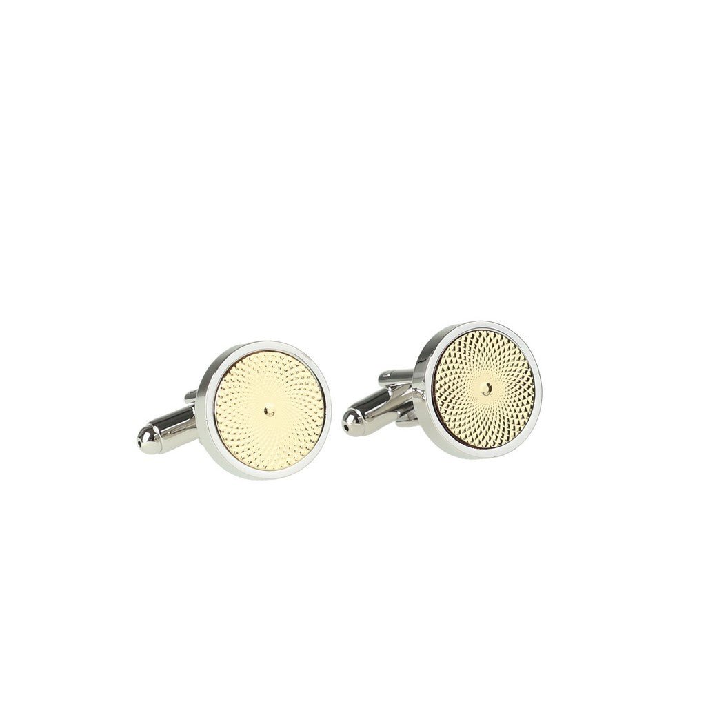 HENRY BUCKS Brass Cufflink SILVER/GOLD - Henry Bucks
