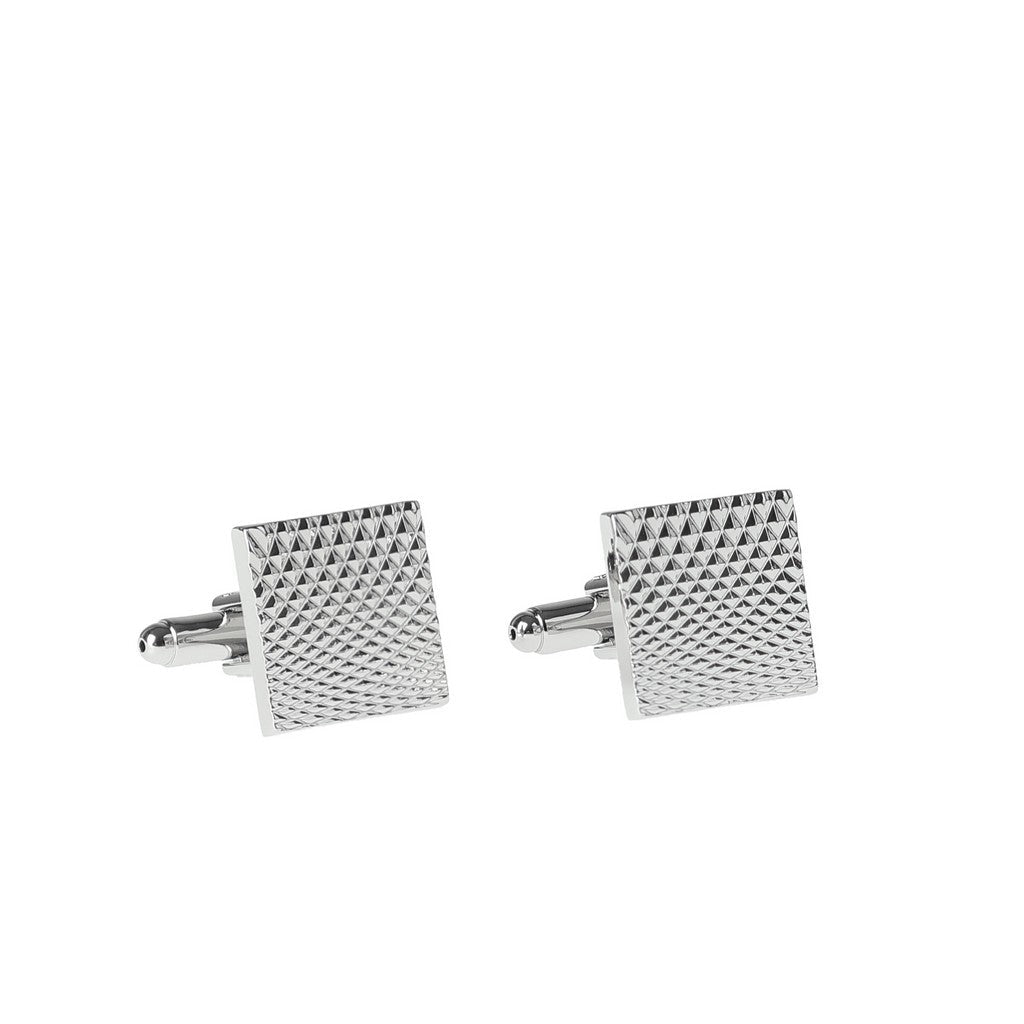 HENRY BUCKS Brass Cufflink SILVER - Henry Bucks