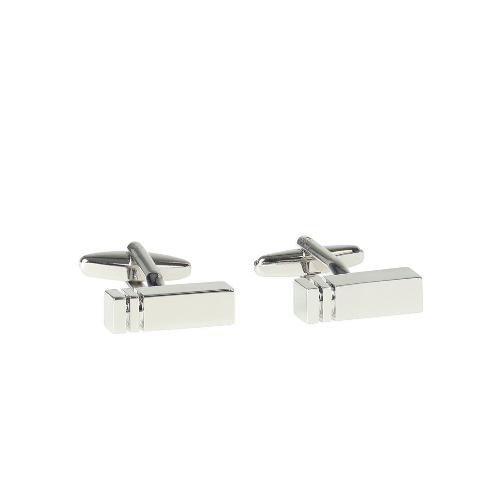 HENRY BUCKS Brass Cufflink SILVER - Henry Bucks