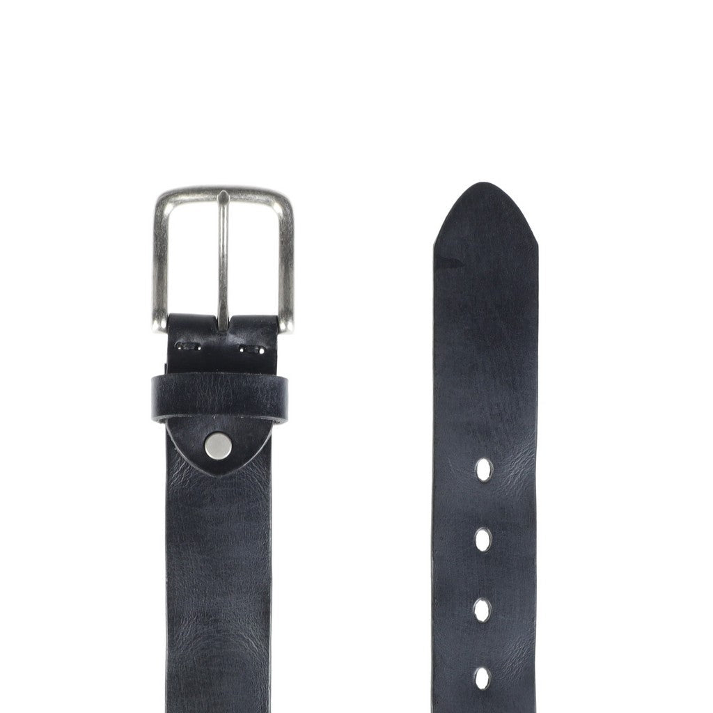 HENRY BUCKS Cowhide Leather Belt BLACK - Henry Bucks