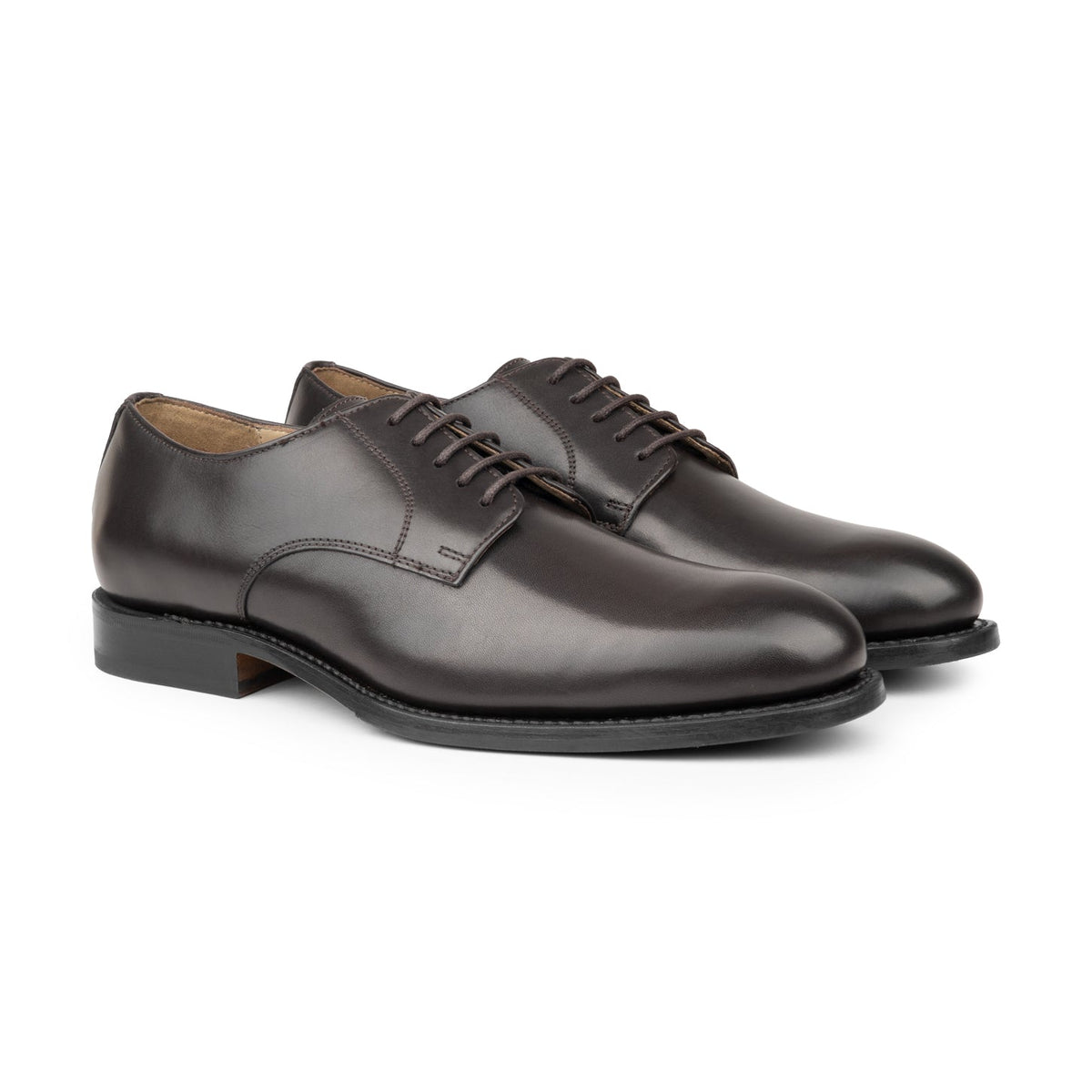 HENRY BUCKS London Derby Leather Sole DARK BROWN - Henry Bucks