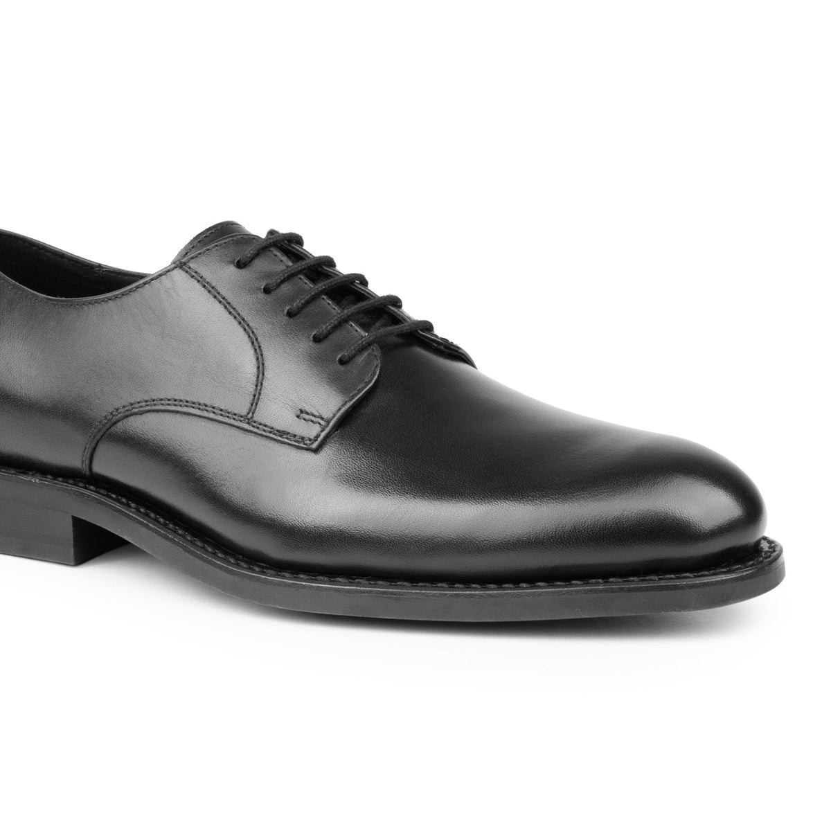 HENRY BUCKS London Derby Rubber Sole BLACK - Henry Bucks