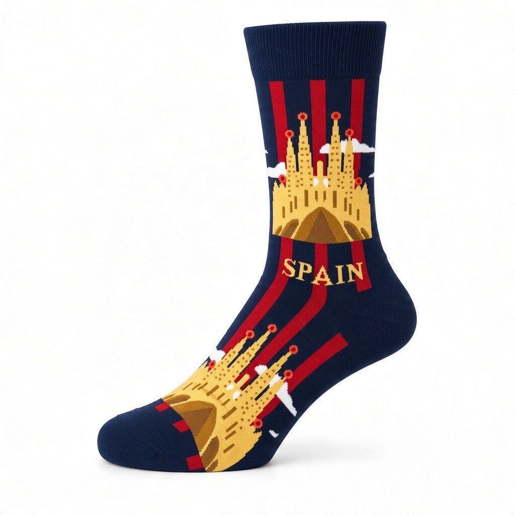 HENRY BUCKS Novelty Cotton Socks BLACK/GOLD - Henry Bucks