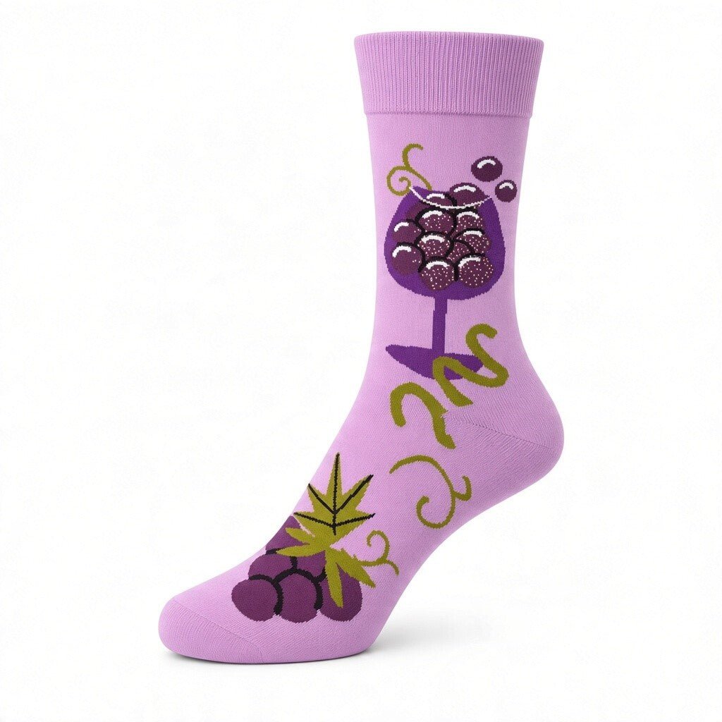 HENRY BUCKS Novelty Cotton Socks LAVENDER - Henry Bucks