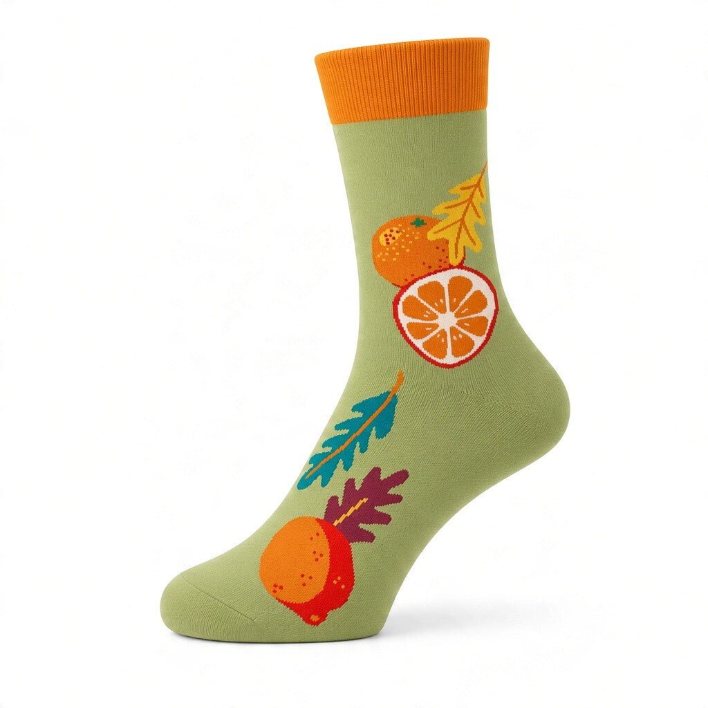 HENRY BUCKS Novelty Cotton Socks MINT - Henry Bucks