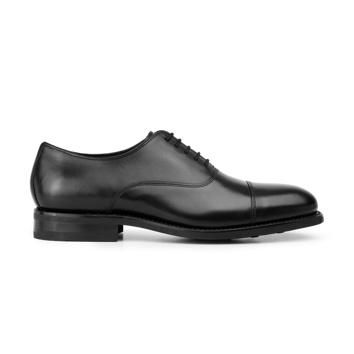 HENRY BUCKS Oxford Toe Cap G-Fit Rubber Sole BLACK - Henry Bucks