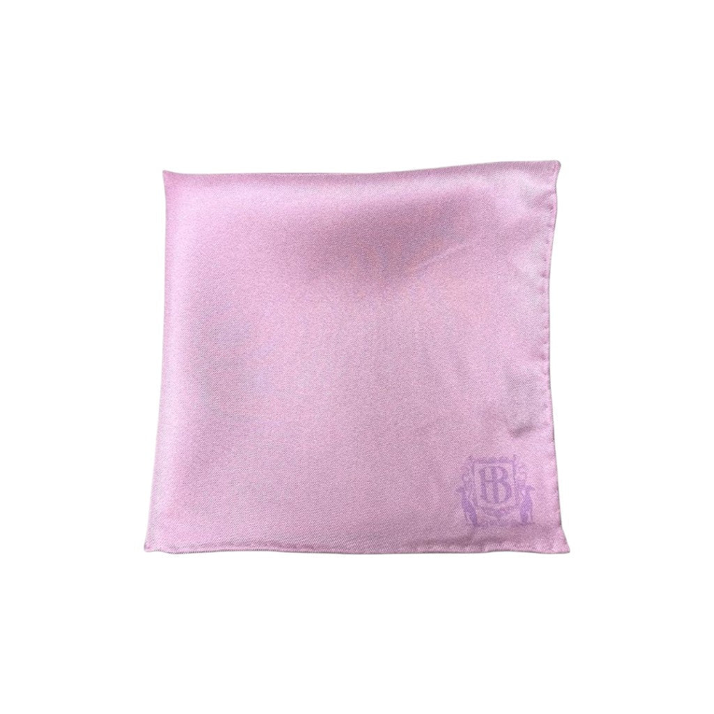 HENRY BUCKS Plain Crest Pocket Square LIGHT PINK - Henry Bucks