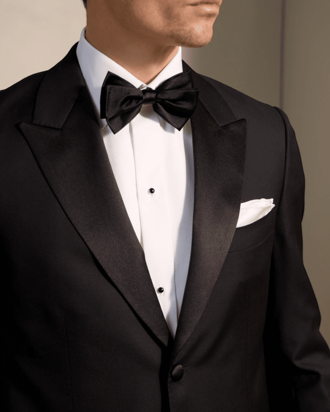 HENRY BUCKS Plain Crest Pocket Square WHITE - Henry Bucks