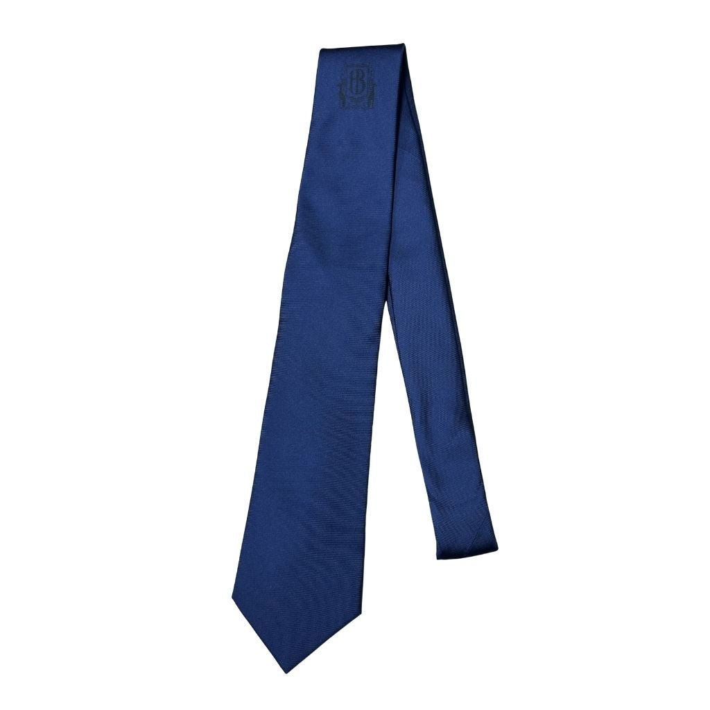HENRY BUCKS Single Crest Tie NAVY - Henry Bucks