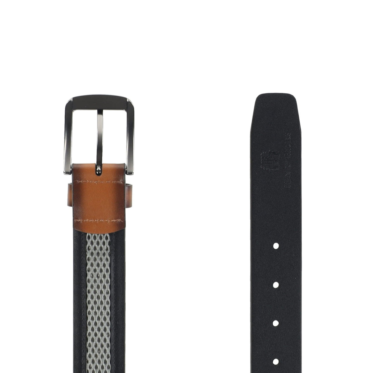 HENRY BUCKS Two Tone Belt TAN - Henry Bucks