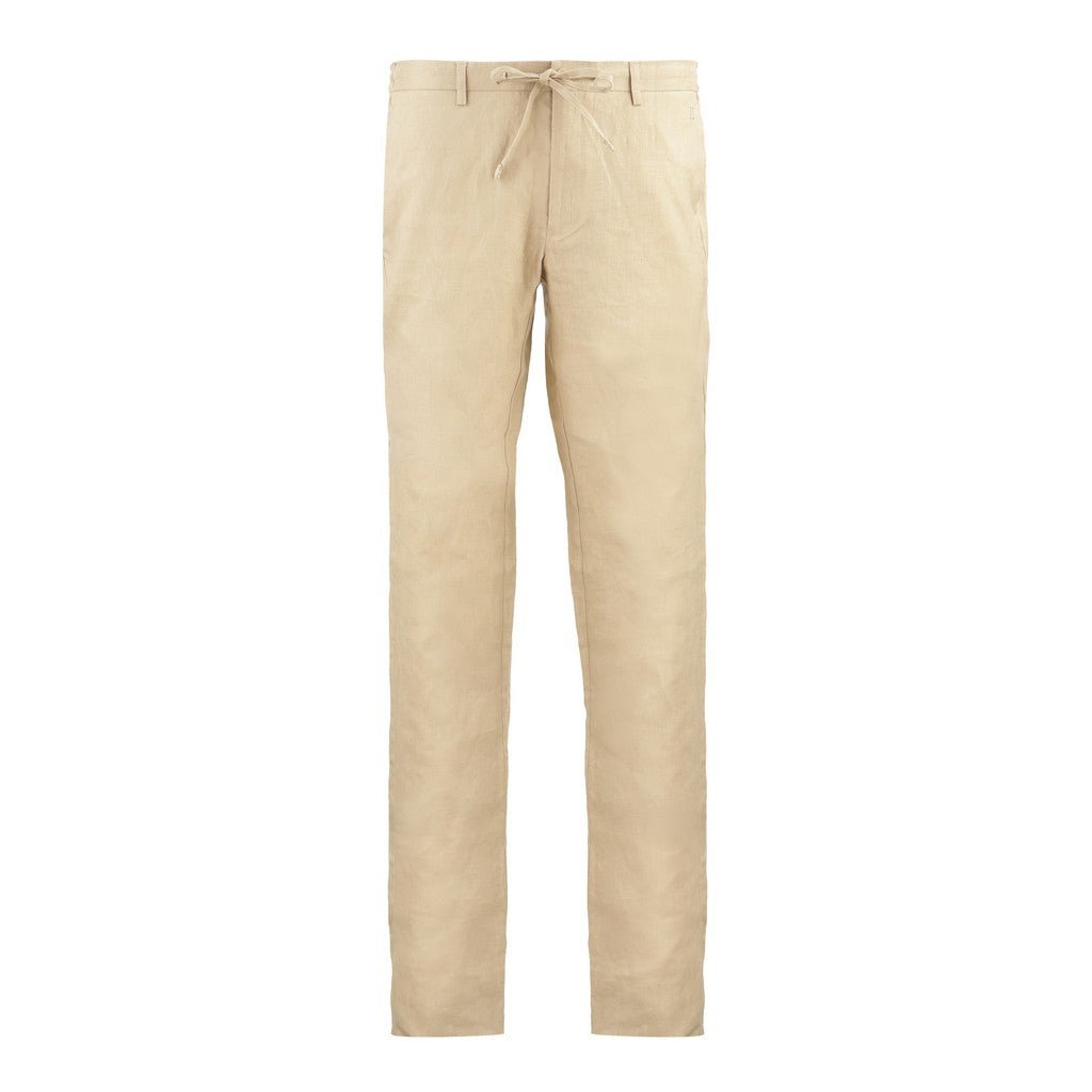 HENRY Linen Relaxed Chino BEIGE - Henry Bucks