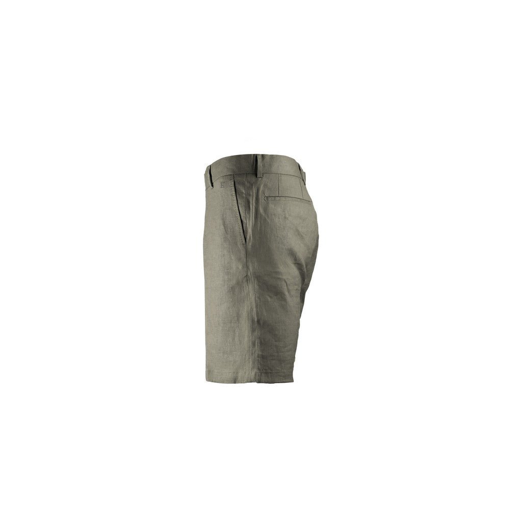 HENRY Linen Tailored Shorts OLIVE - Henry Bucks