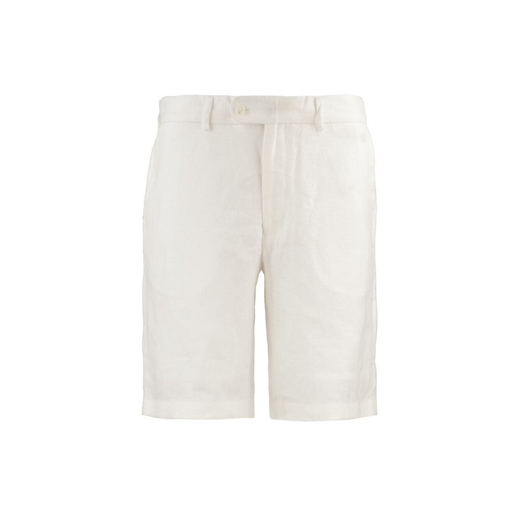HENRY Linen Tailored Shorts WHITE - Henry Bucks