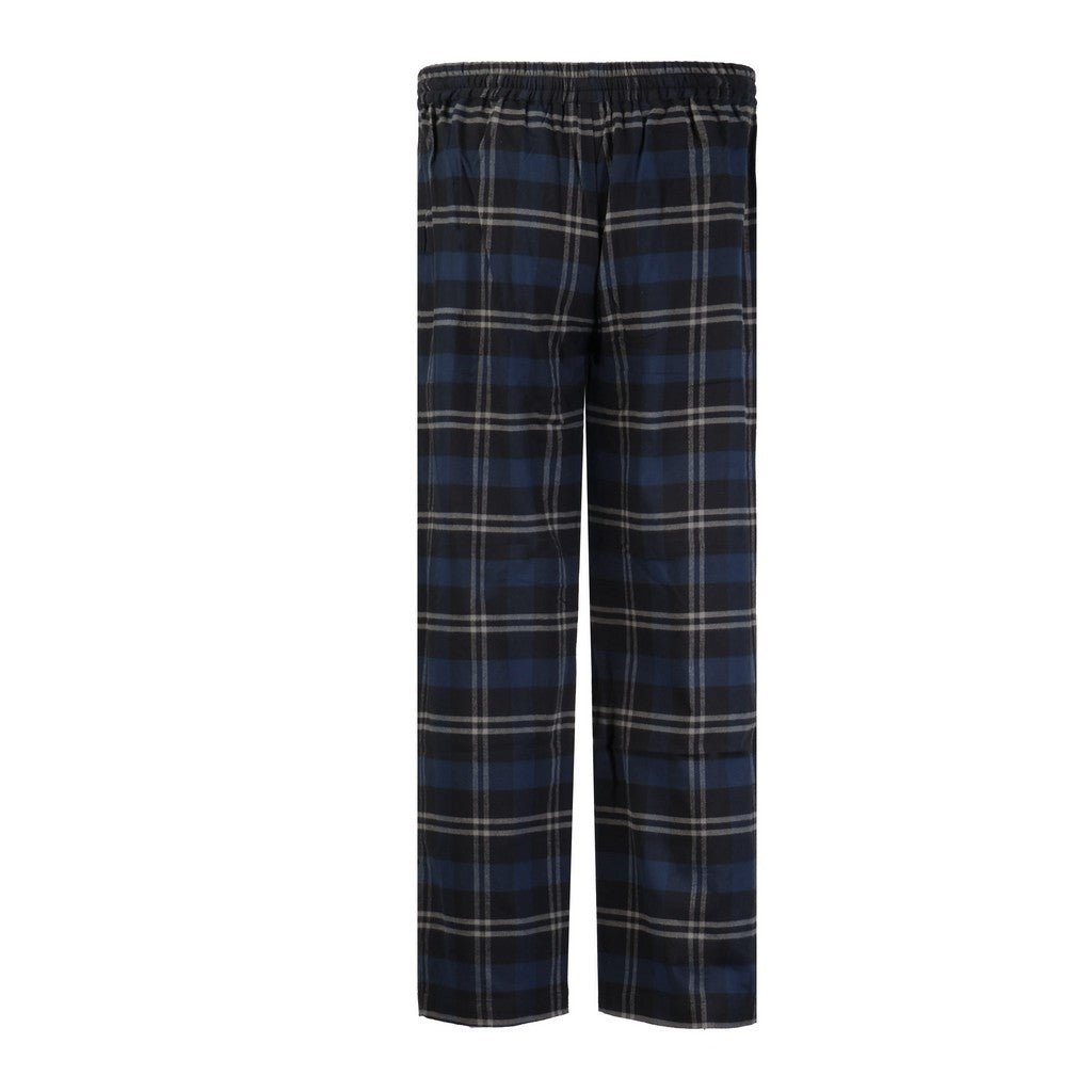 Henry Lounge Flannel Drawstring Pants NAVY CHECK - Henry Bucks