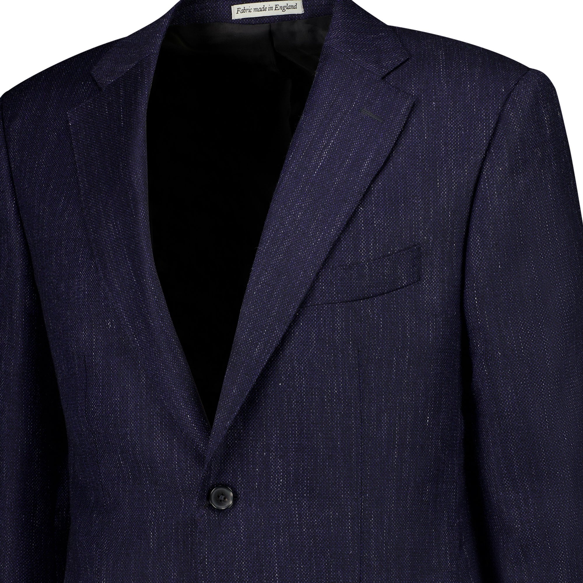 HENRY SARTORIAL DORMEUIL Wool/Silk/Linen Jacket NAVY REG - Henry BucksBlazers33AW230005 - NAVY - R - 48