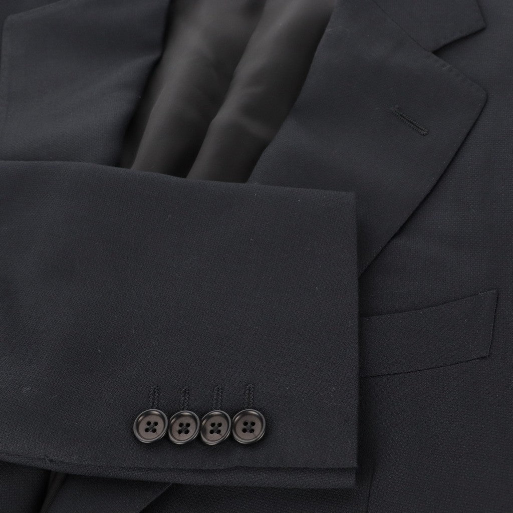 HENRY SARTORIAL HERITAGE Birds Eye Wool Blazer BLACK REG - Henry Bucks