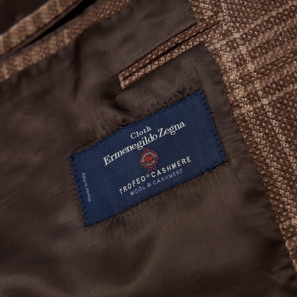 HENRY SARTORIAL HERITAGE Check Blazer BROWN CHECK REG - Henry Bucks