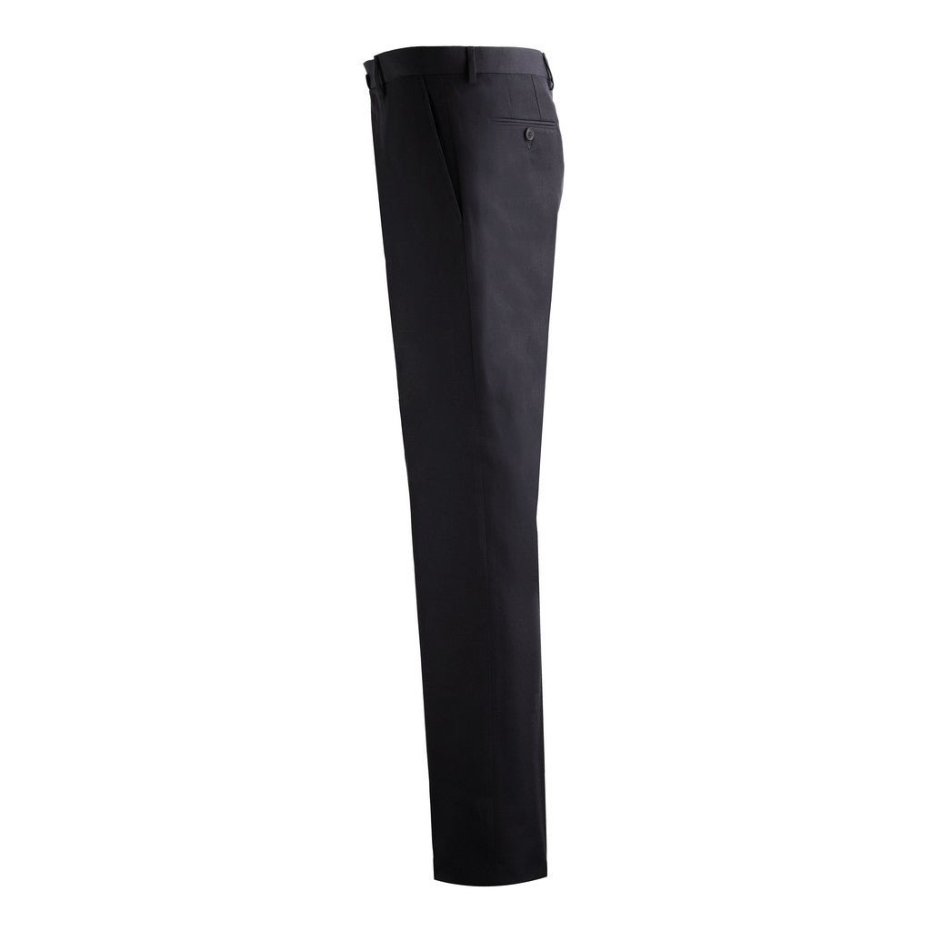 HENRY SARTORIAL HERITAGE Merino Wool Stretch Flat Front Trousers NAVY REG - Henry Bucks