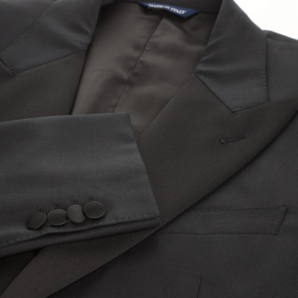 HENRY SARTORIAL HERITAGE Peak Lapel Dinner Suit BLACK REG - Henry Bucks