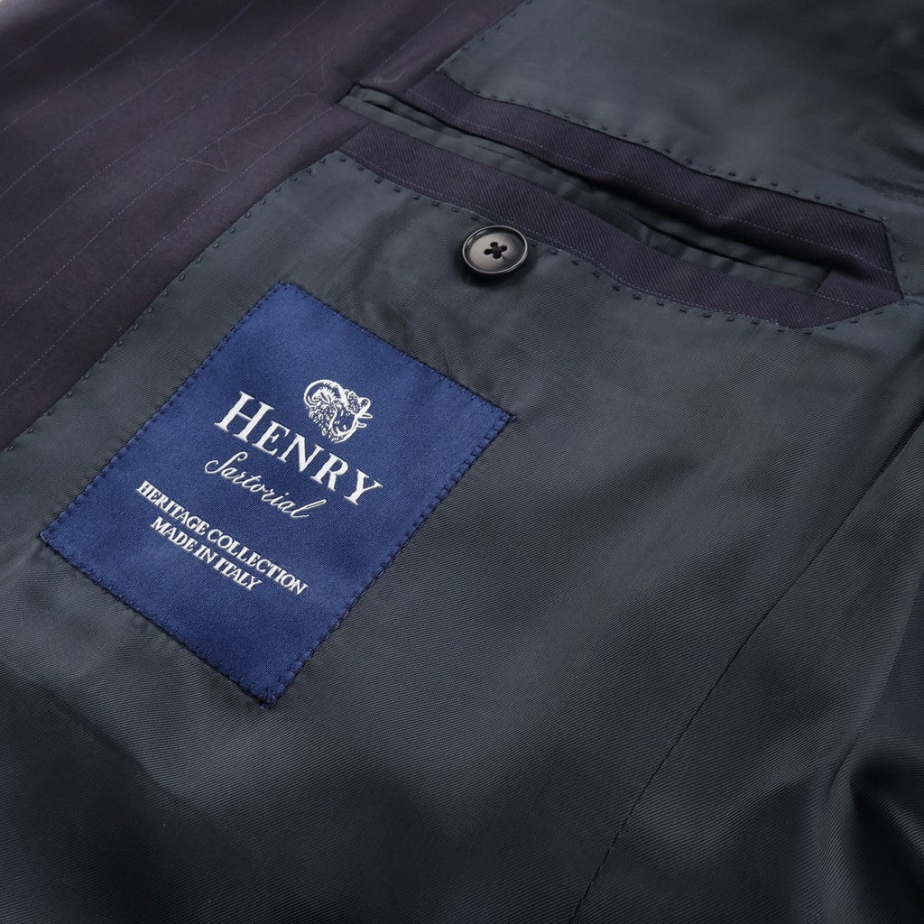 HENRY SARTORIAL HERITAGE Trofeo Stripe Suit NAVY - Henry Bucks