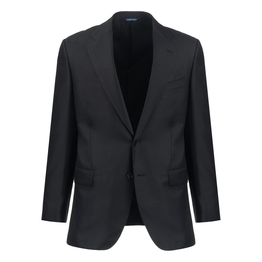 HENRY SARTORIAL HERITAGE Twill Wool Buiness Suit CHARCOAL REG - Henry Bucks