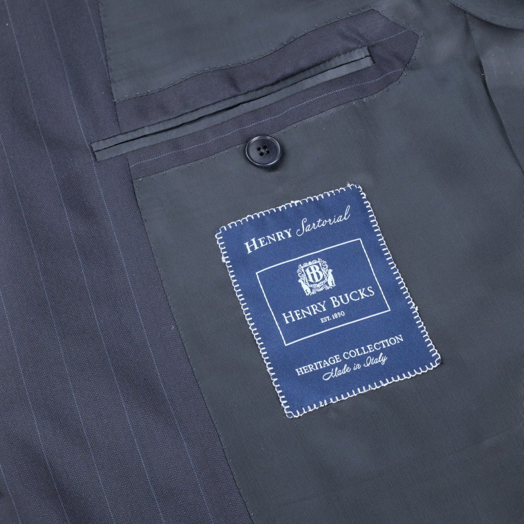 HENRY SARTORIAL HERITAGE Zegna 15milmil Wool Suit DARK NAVY - Henry Bucks