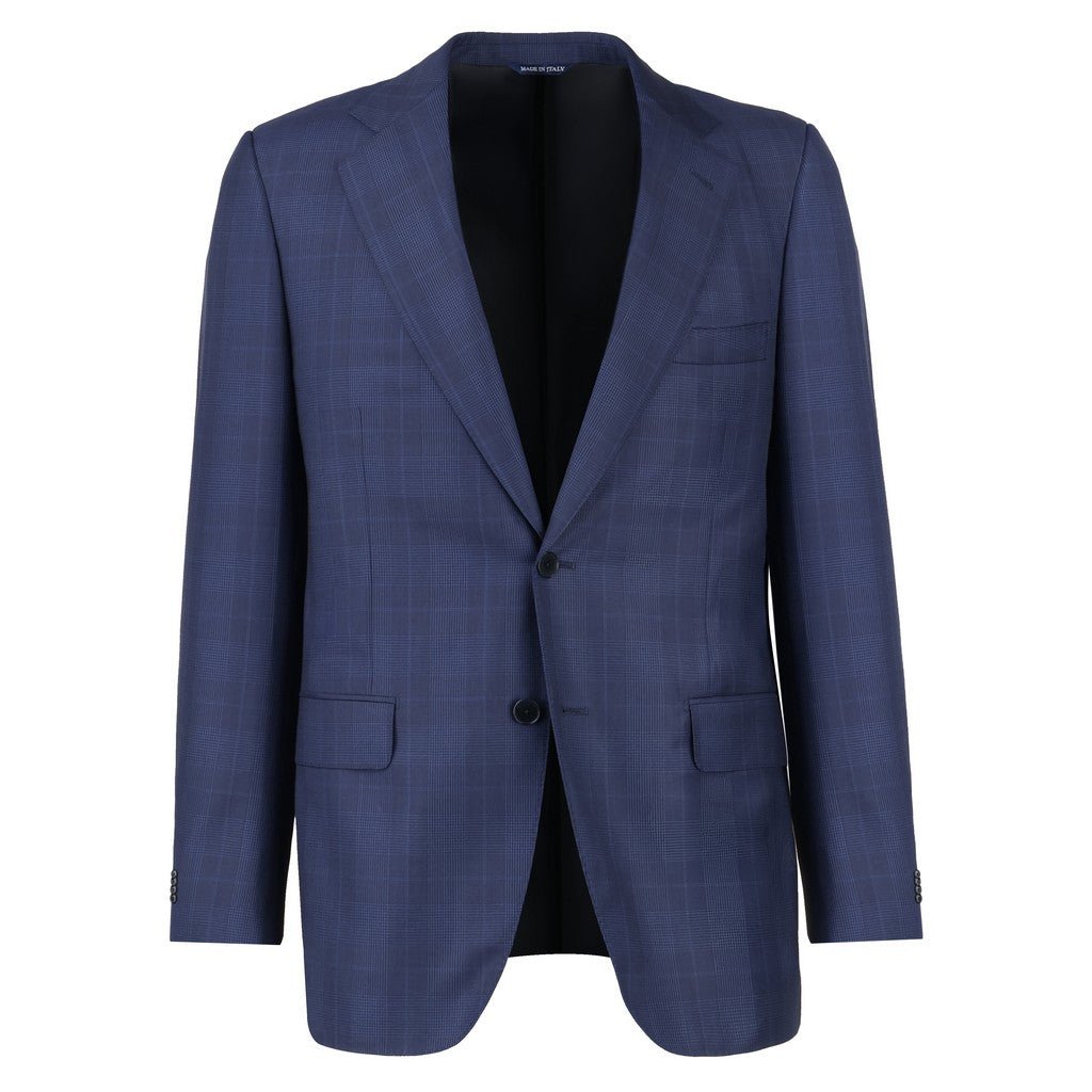 HENRY SARTORIAL HERITAGE Zegna Trofeo Check Suit DARK NAVY - Henry Bucks