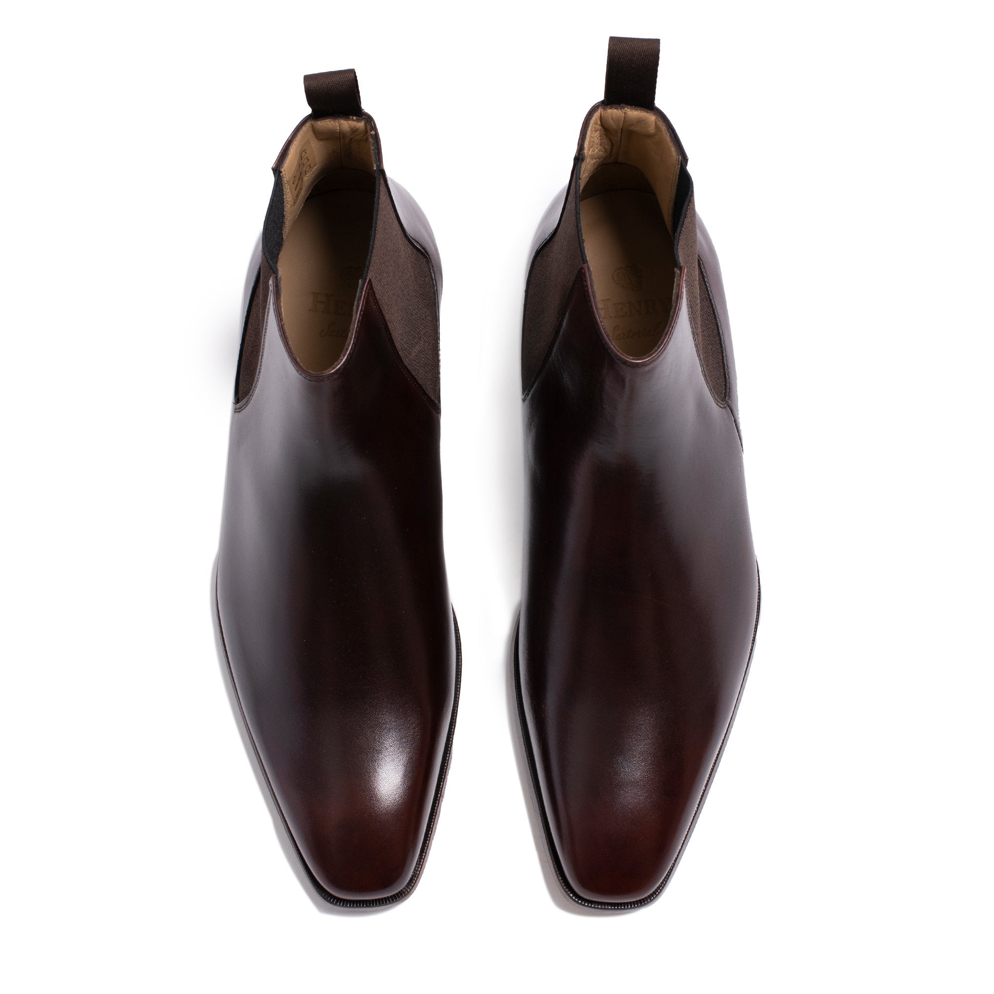 HENRY SARTORIAL Marcus Chelsea Boot BROWN - Henry BucksBoots80B0012 - BROWN - 5