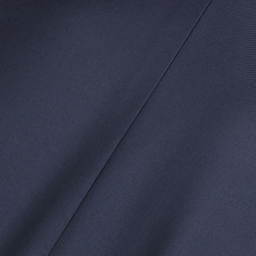 HENRY SARTORIAL Merino Overcoat With Removable Facing NAVY REG - Henry Bucks