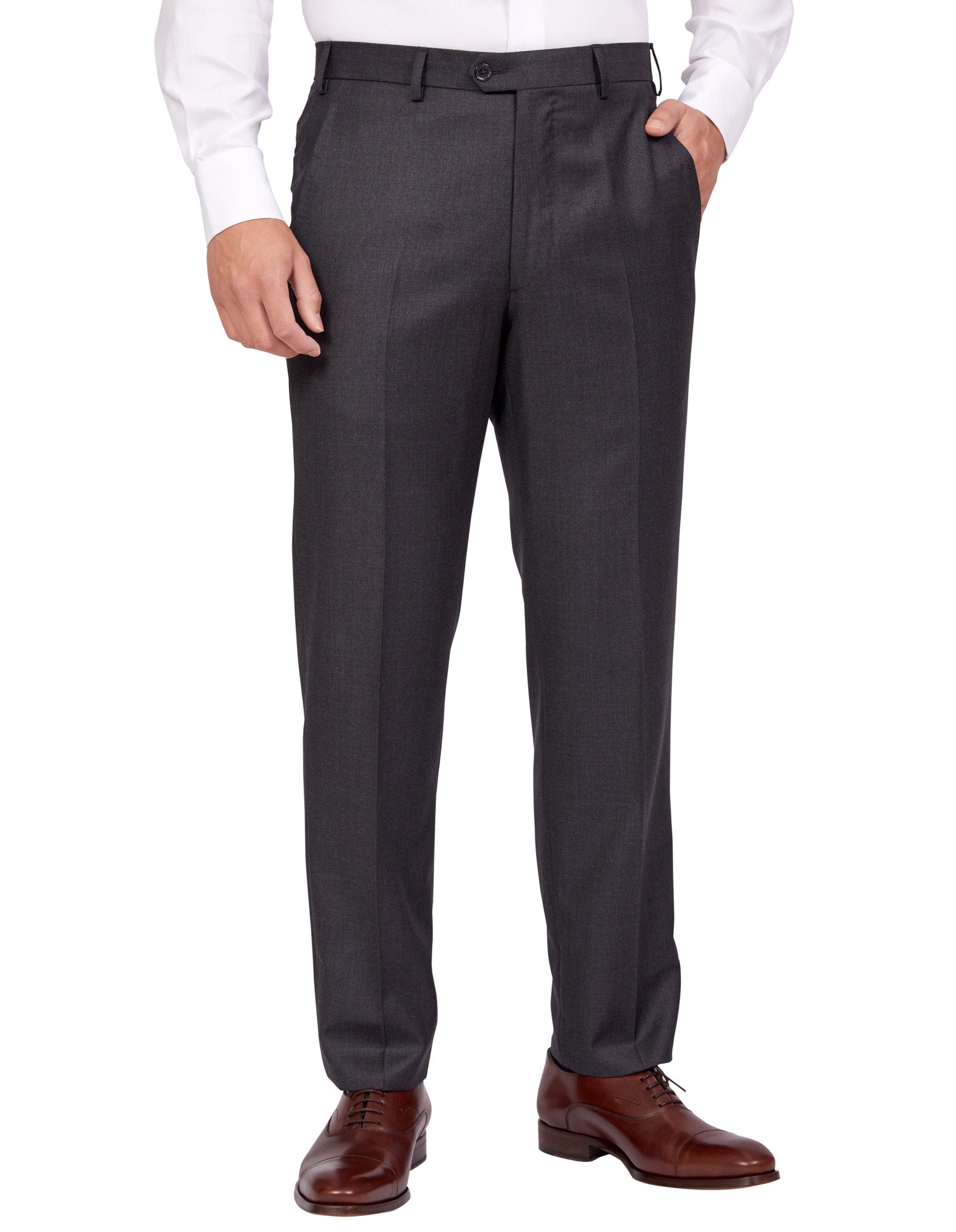 HENRY SARTORIAL Plain Suit (FC) CHARCOAL SH - Henry BucksSuits23BSRA024 - CHCL - S - 50