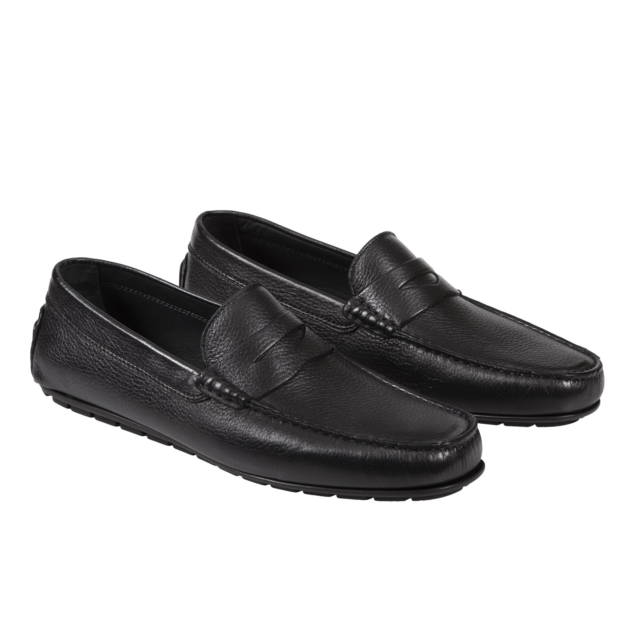 HENRY SARTORIAL Portsea Deerskin Driving Shoes BLACK - Henry BucksLoafers & Driving Shoes80SS20201 - BLCK - 6 1/2