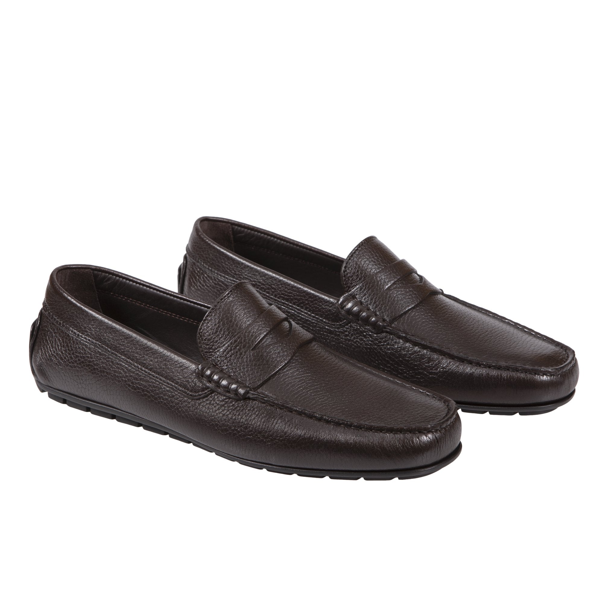 HENRY SARTORIAL Portsea Deerskin Driving Shoes DARK BROWN - Henry BucksLoafers & Driving Shoes80SS20201 - BRDK - 6 1/2