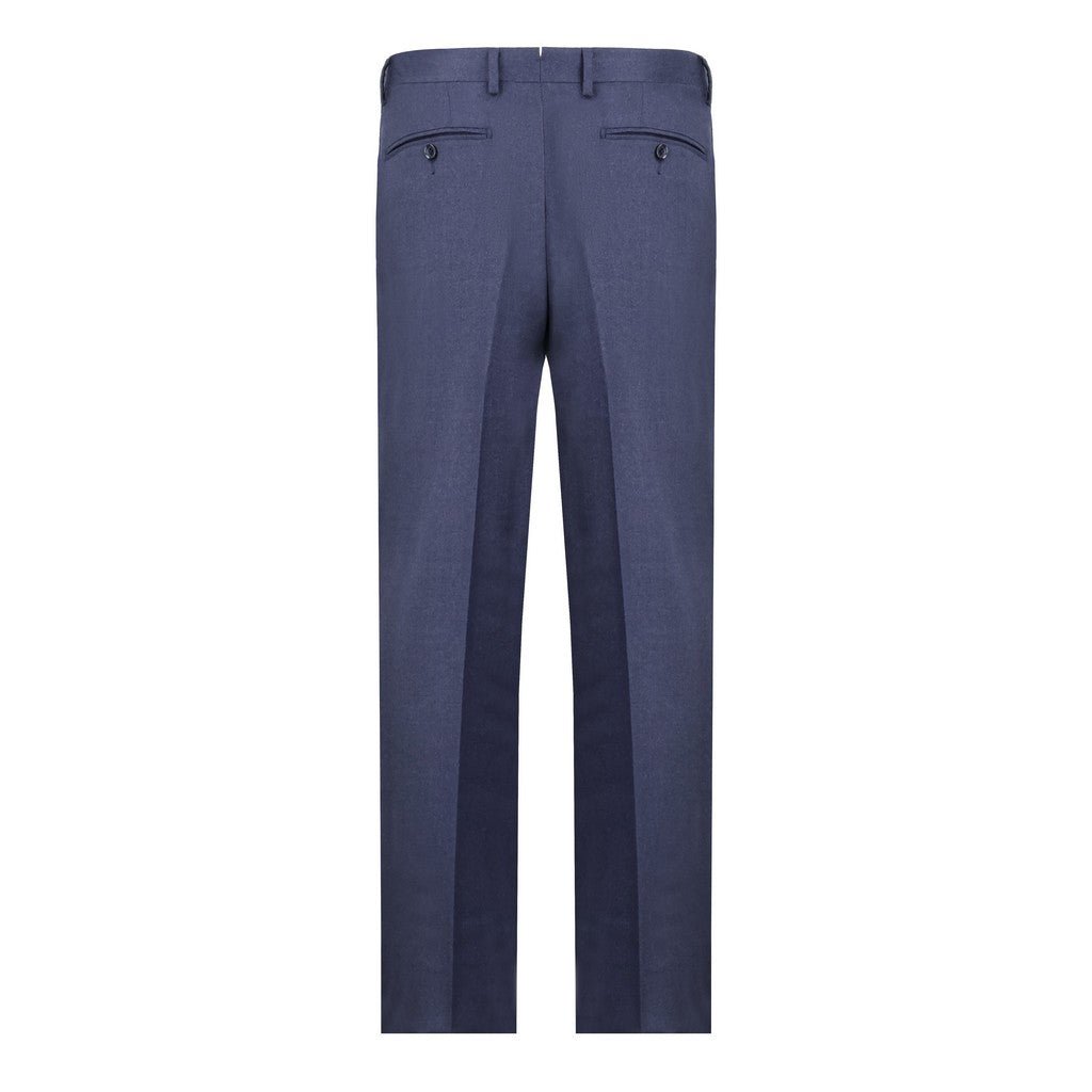 HENRY SARTORIAL Reda Wool Cashmere Trouser MID BLUE - Henry Bucks