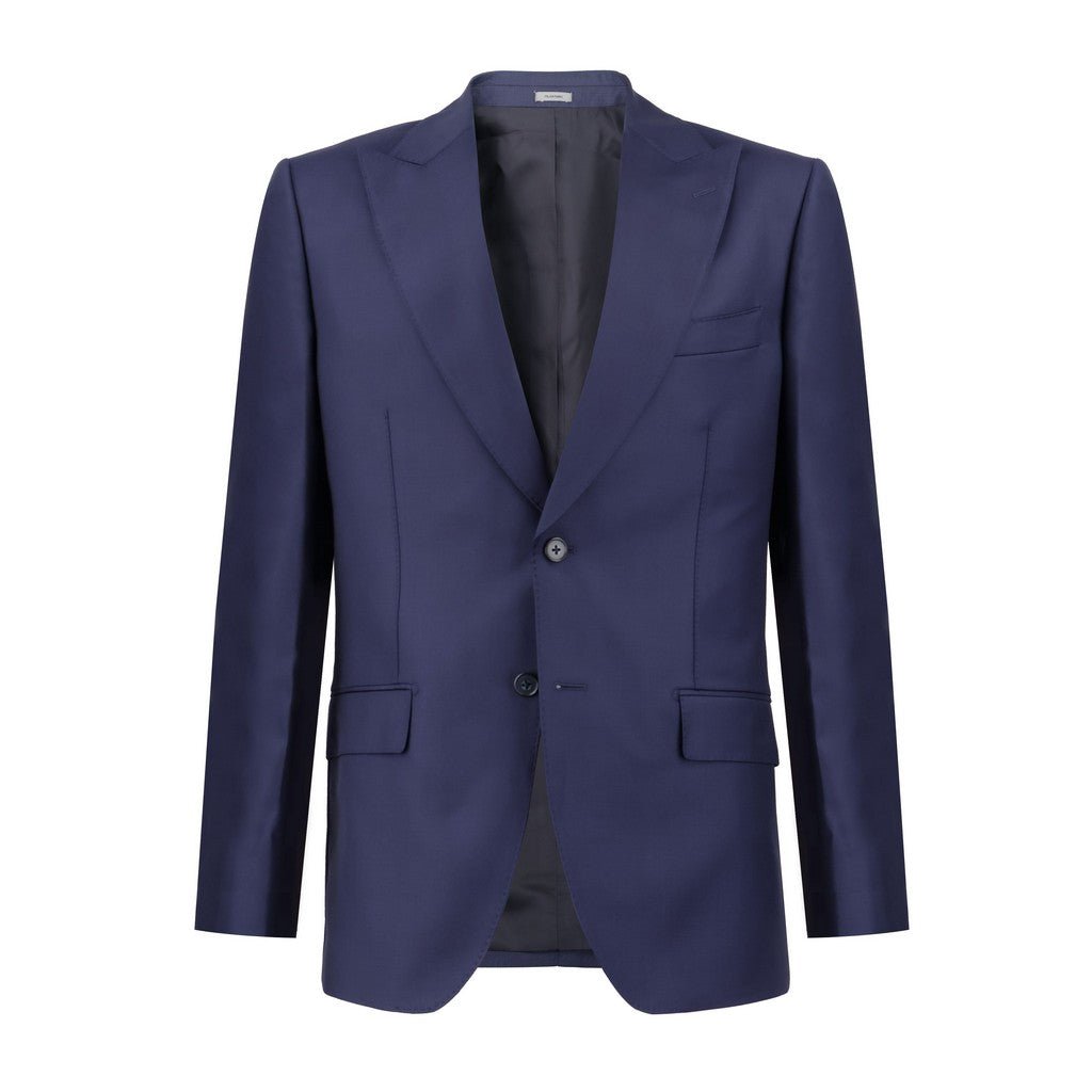 HENRY SARTORIAL VBC S110's Wool Suit NAVY - Henry Bucks