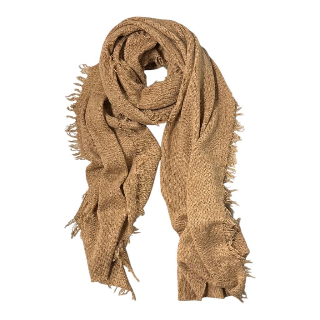 HENRY SARTORIAL X CANTINI Cashmere Scarf CAMEL - Henry Bucks